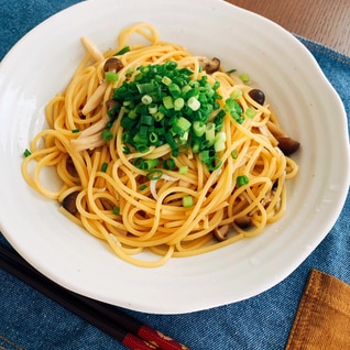 しらすとしめじの柚子胡椒パスタ